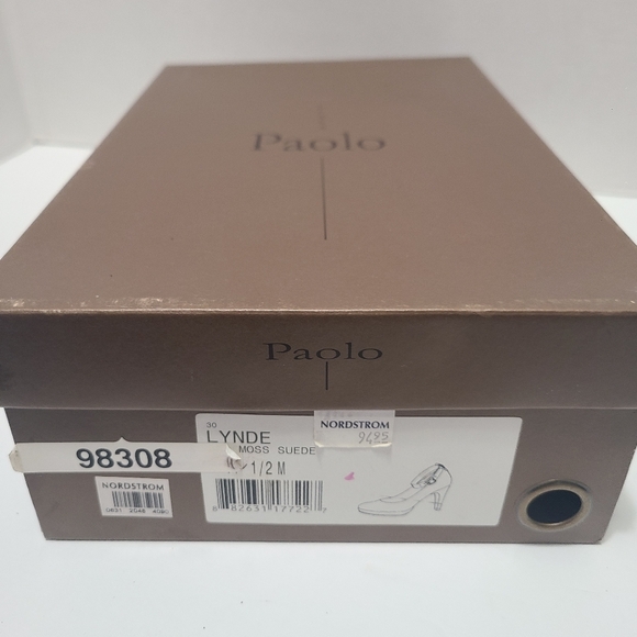 Linea Paolo Suede Pump with Ankle Strap Size‎ 11.5 main image 0